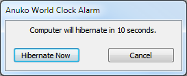 DLG_Hibernate dialog