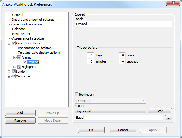 DLG_PageAlarmCountdown dialog