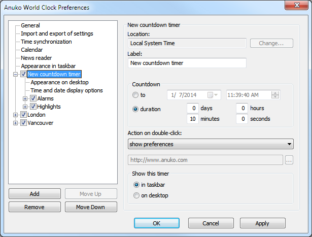 DLG_PageCountdownTimer dialog