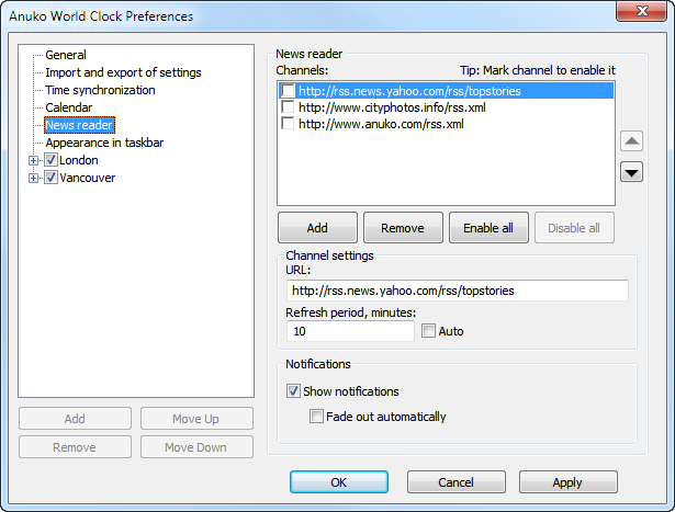 DLG_PageNewsReader dialog