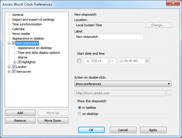 DLG_PageStopwatch dialog