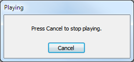 DLG_StopPlaying dialog