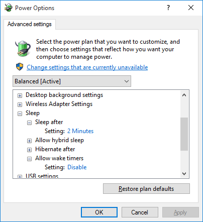 Windows 10 - wake timers are disabled but they still wake computer
