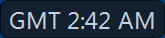 Digital desktop clock after resizing