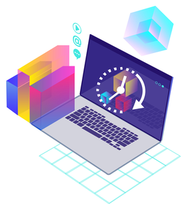 Time tracking on a laptop