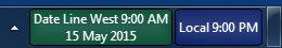 Clock for International date line west in Windows 7 taskbar